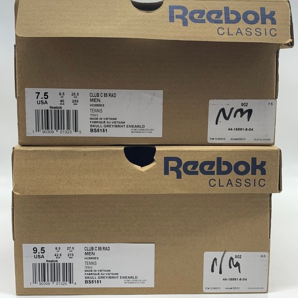 NEW Reebok Classic Rad Grey Teal - Picture 8 of 9